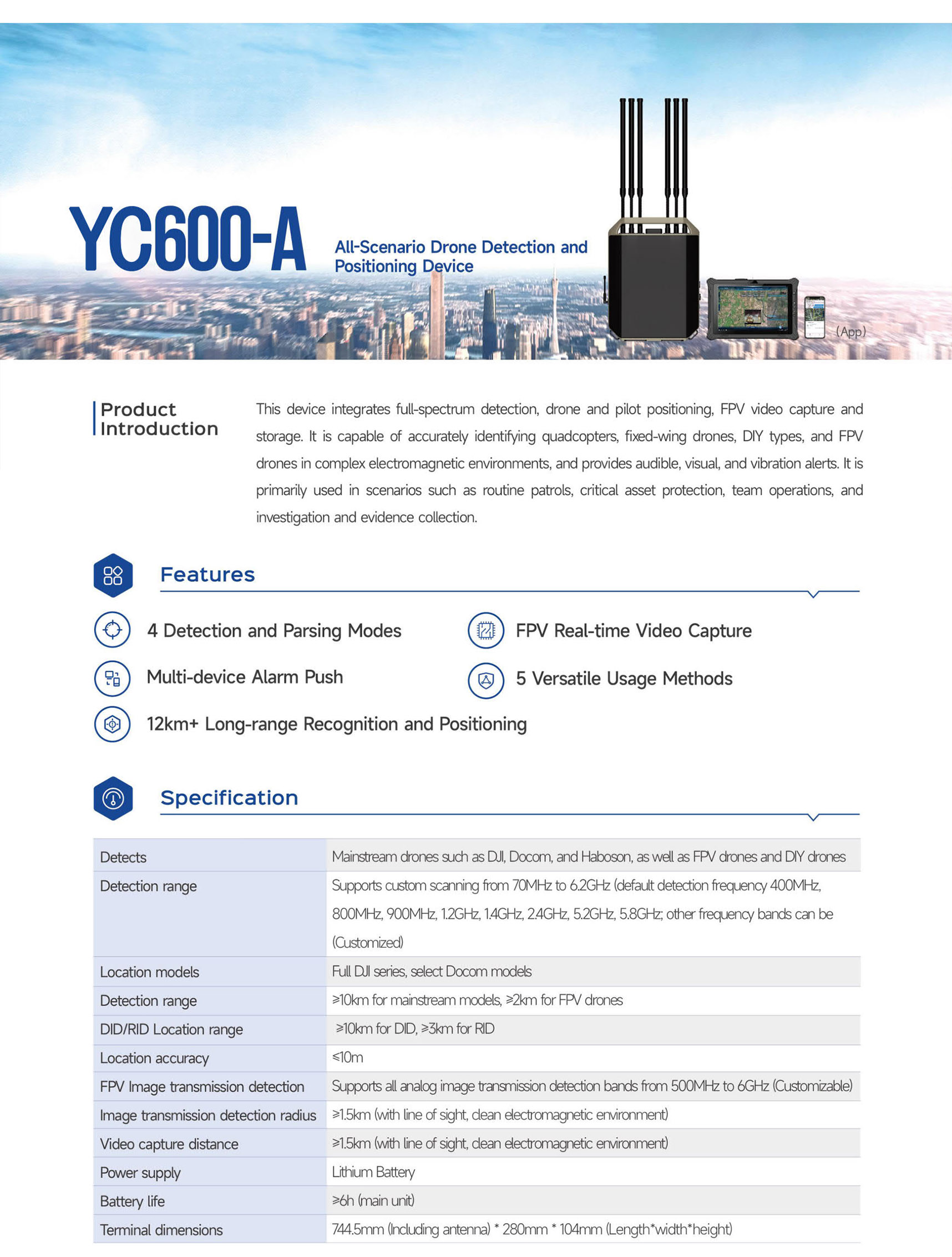 Yc600 A All Scenario Drone Detection And Posi 1
