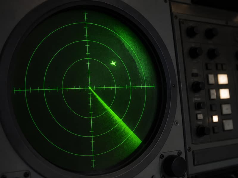 Drone Detection Radar track on operator console