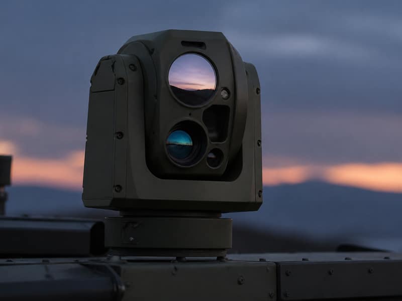 Thermal Imaging Systems on an electro-optical tracking turret